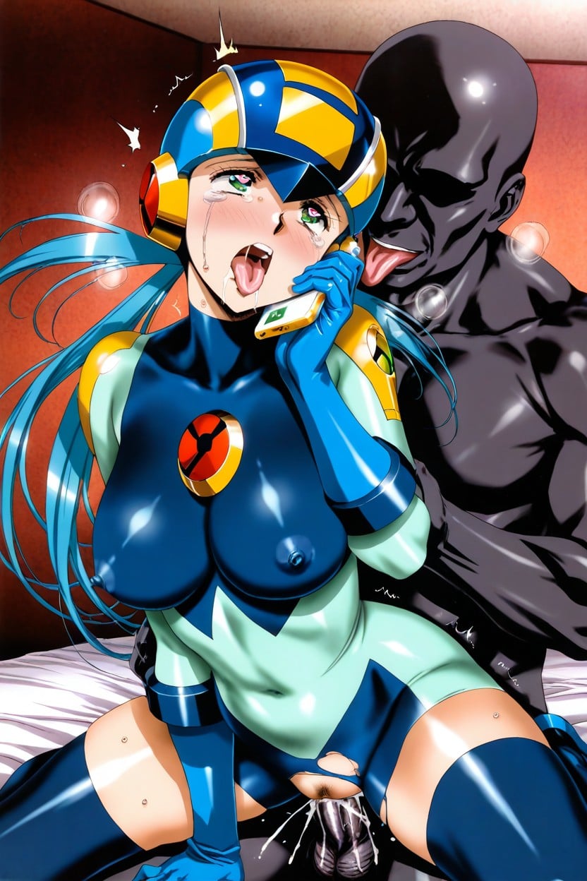 Tongue On Neck, Tongue Out, Vaginal Penetration From Rear Hentai AI Porn