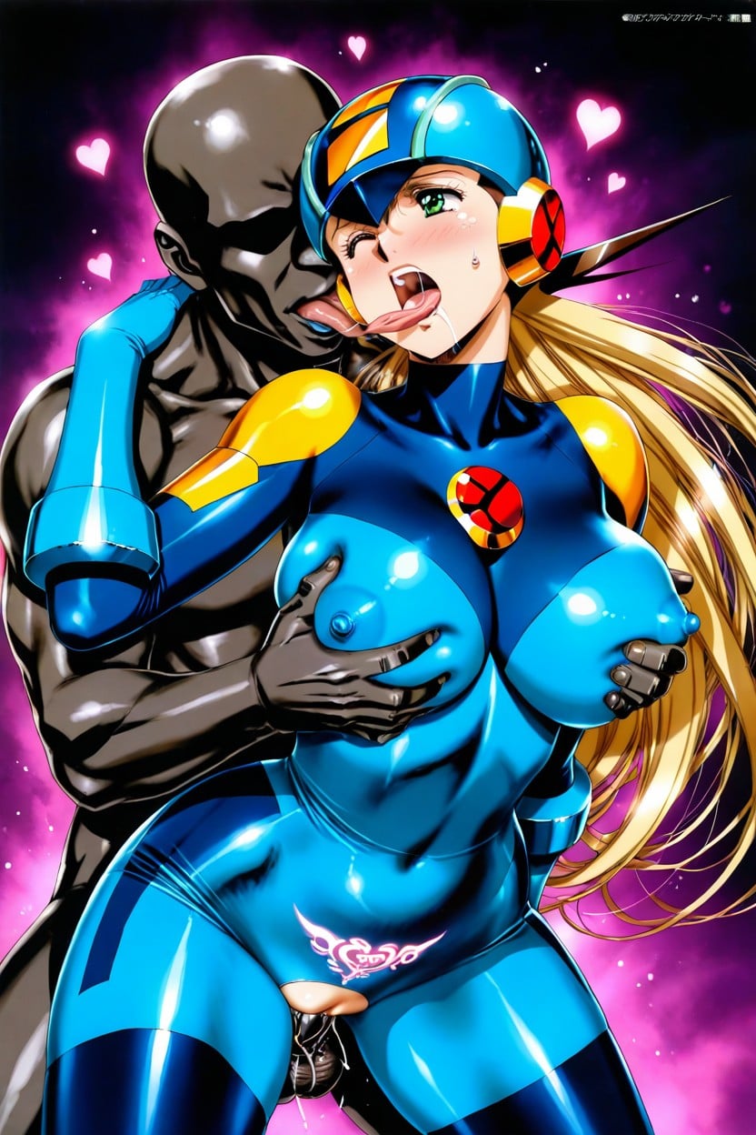Visible Penetration At Connection, Tongue In Mouth, Urusihara Satoshi Art Style Hentai AI Porn