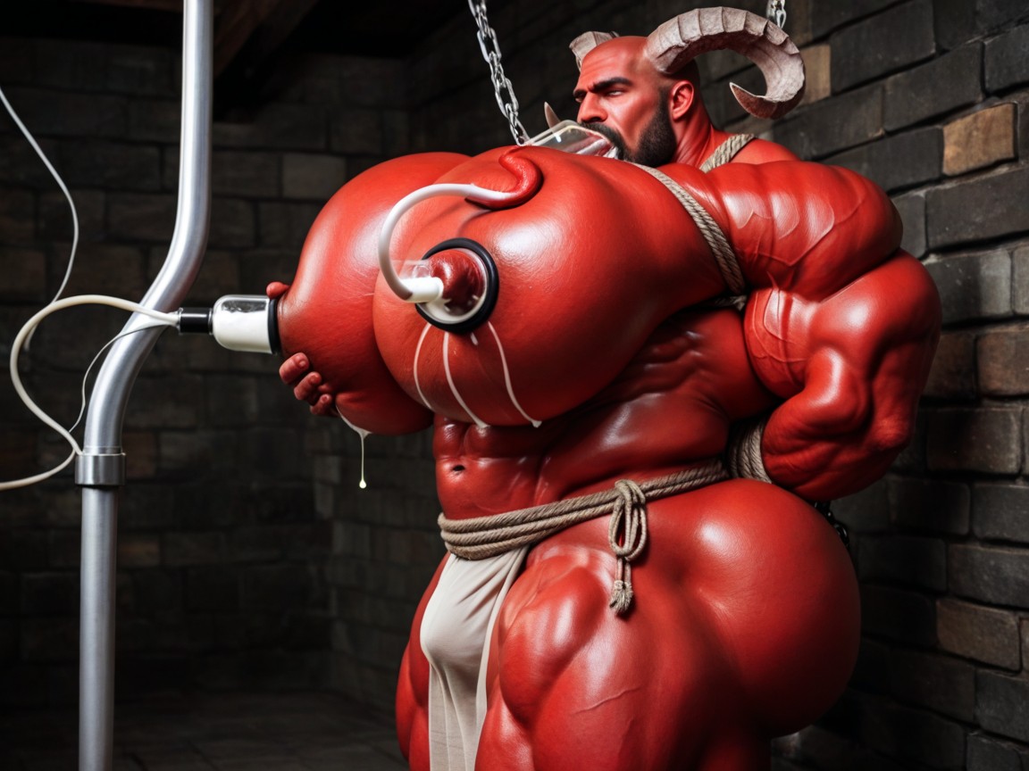 Milking Machine, Tentacles Aggressively Sucking Boob, Cosplay AI Gay Porn