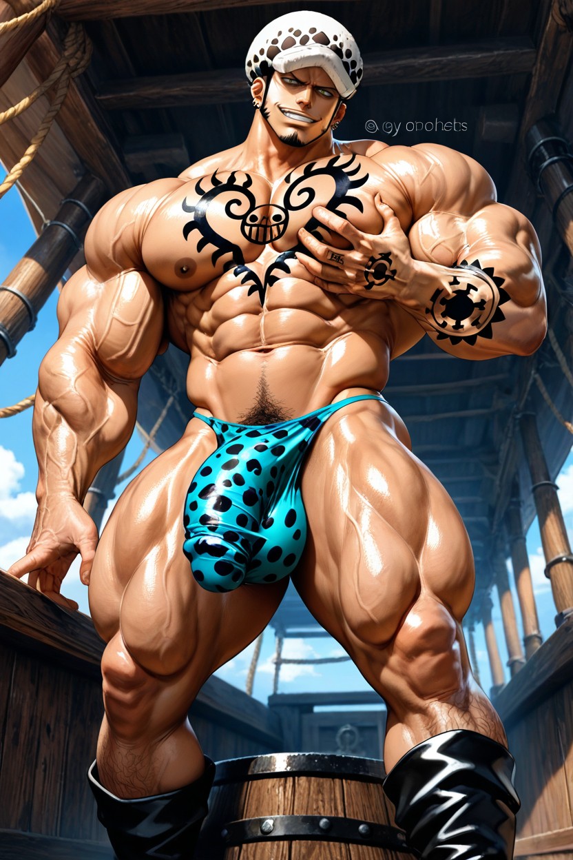 Pirate Ship, Big Round Bulging Biceps, Hyper Massive Growing Pecs Porno gay IA