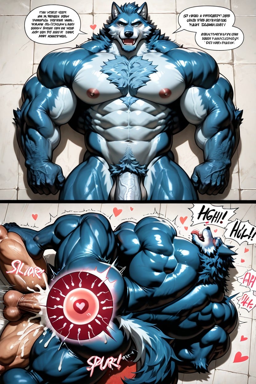Cum Sperm, Ultra Detailed, Extreme Gigantic Thick Cock Porno IA Gay