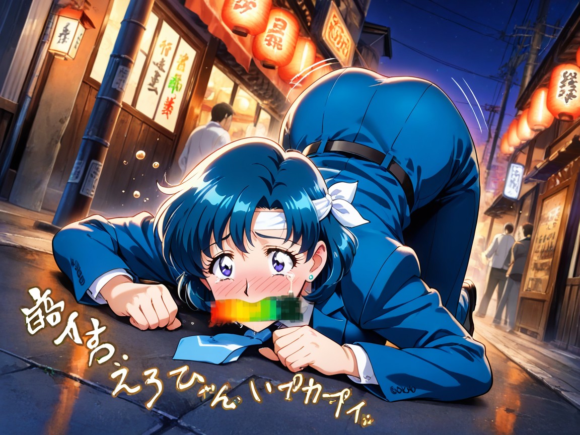 Tie As A Headband, Got Down On Her Hands And Knees, Shocked Hentai AI Porn
