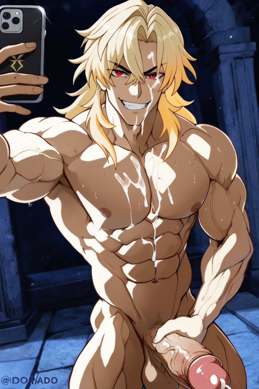 Idoraad, Selfie, And A Fierce Expression He's Completely Nude Porno IA Gay