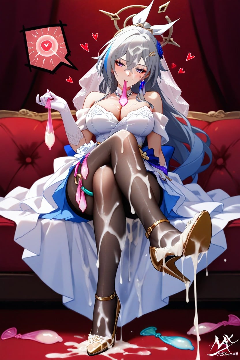 Used Condom Belt, Fertilization X-ray, Medium Breast Hentai AI Porn