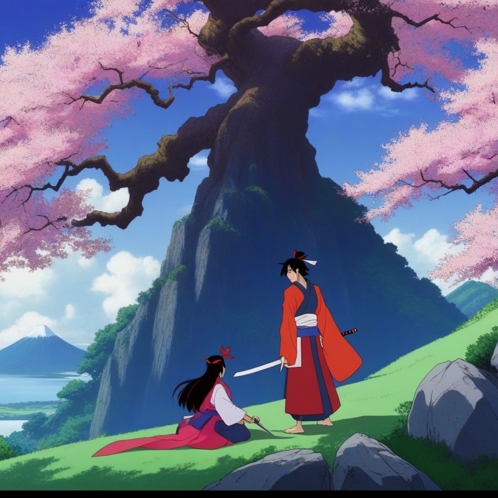 Panoramic View, Insane Quality, Original Katanagatari Art Porno IA
