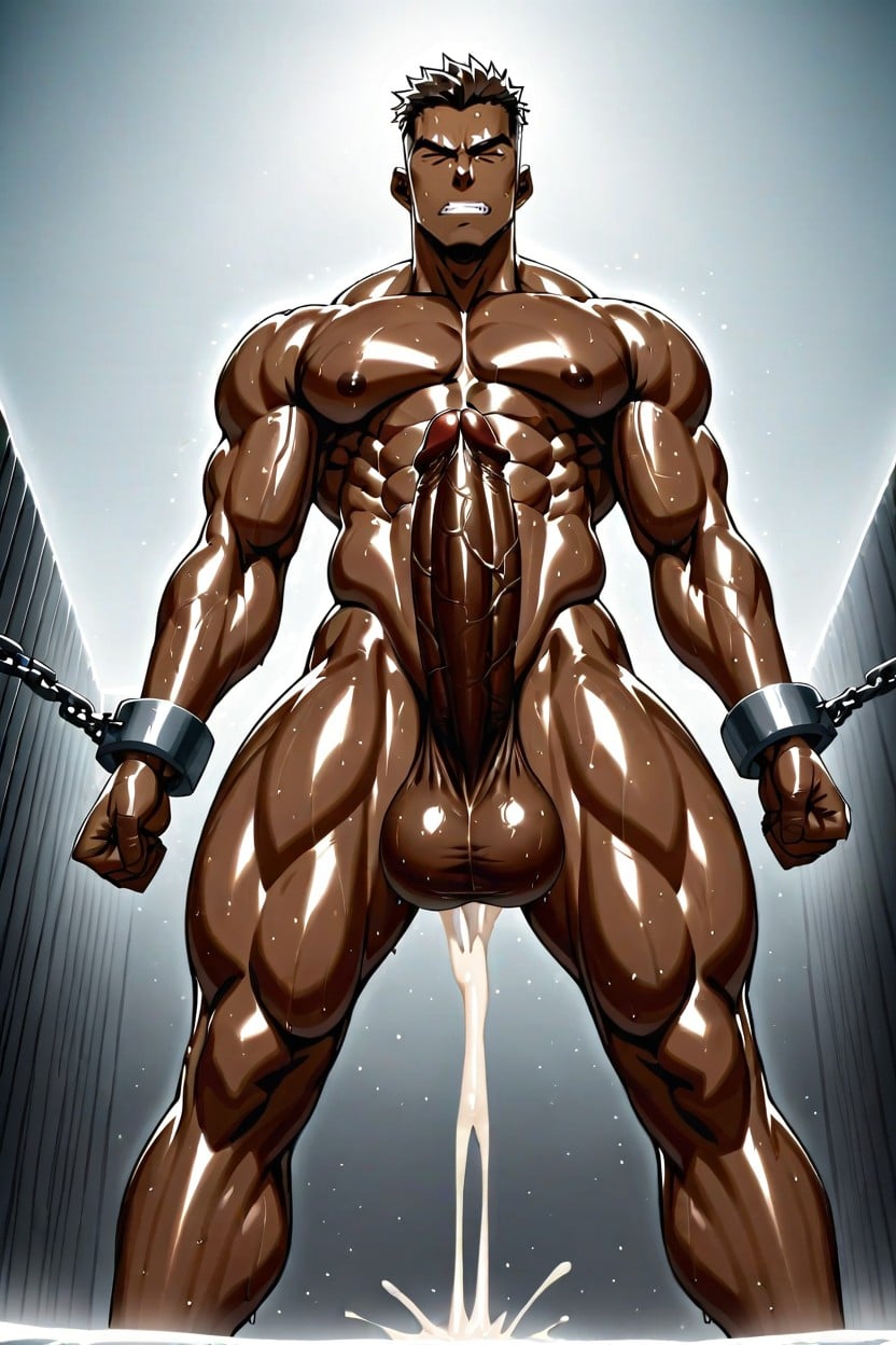 Extreme Hard Abs, Huge Heavy Balls, Hyper Bulging Cock Veins AI同性恋黄片