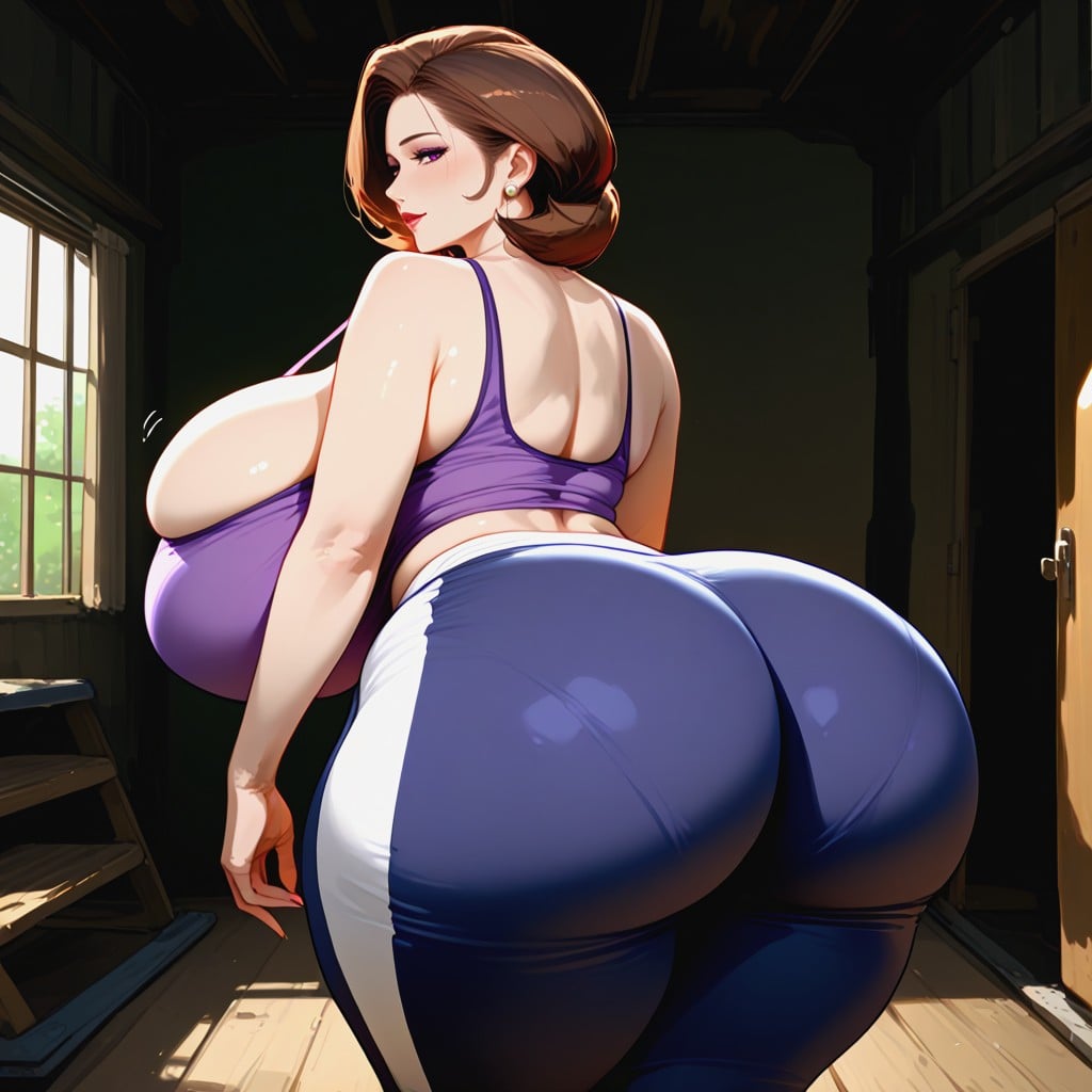 Ass Up, Bend Over In Floor, Waist MILF AIエロ