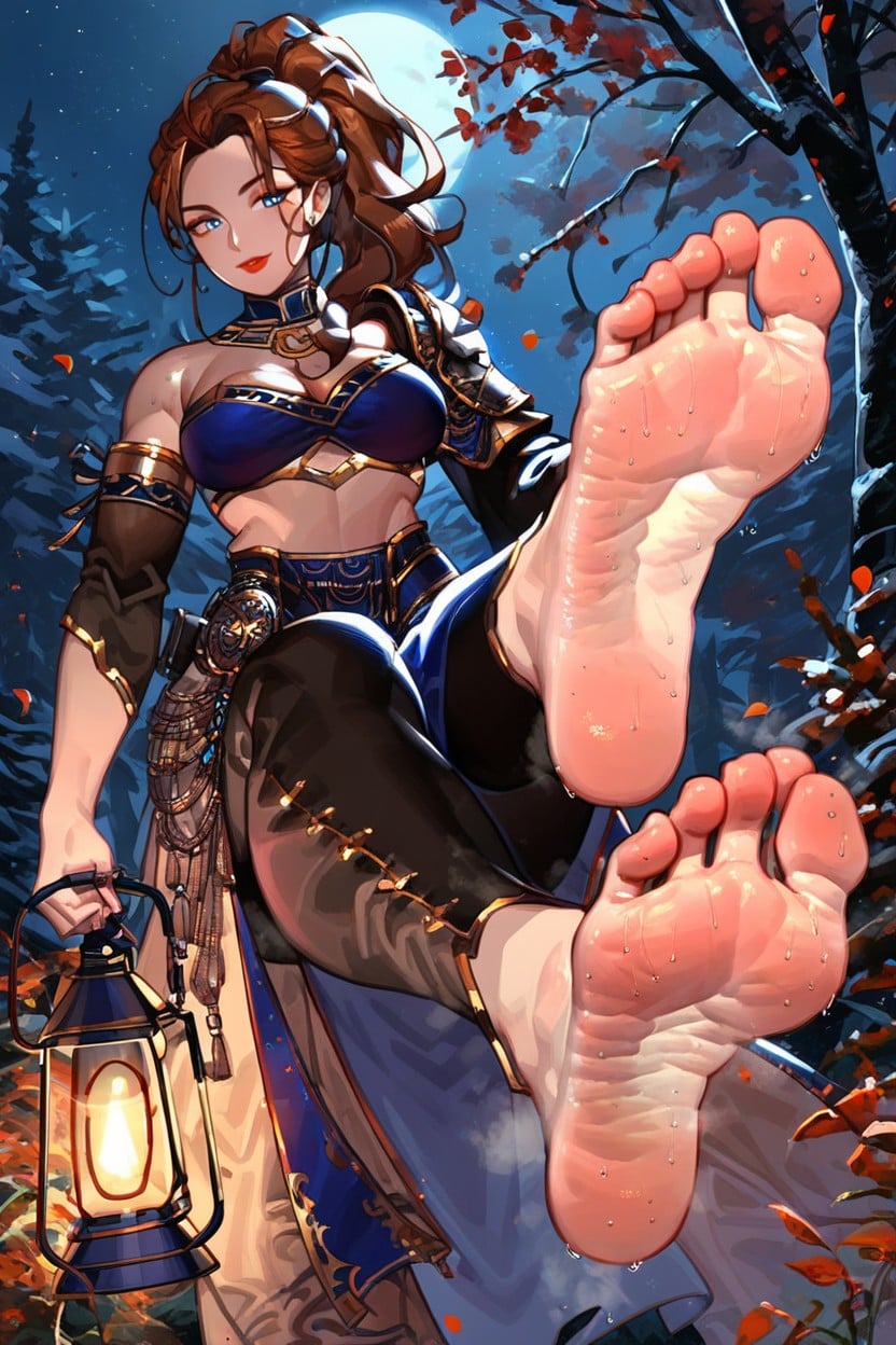 Very Dusty Feet, Night Time, Very Smelly Soles Porno IA