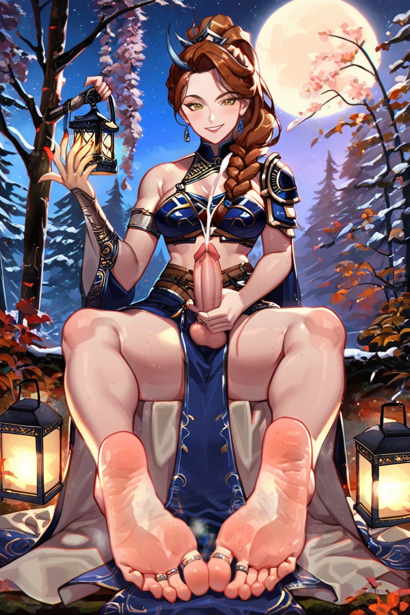 Ultra Boney Feet, Toes Pulled Back, Cock Ring AI黃片