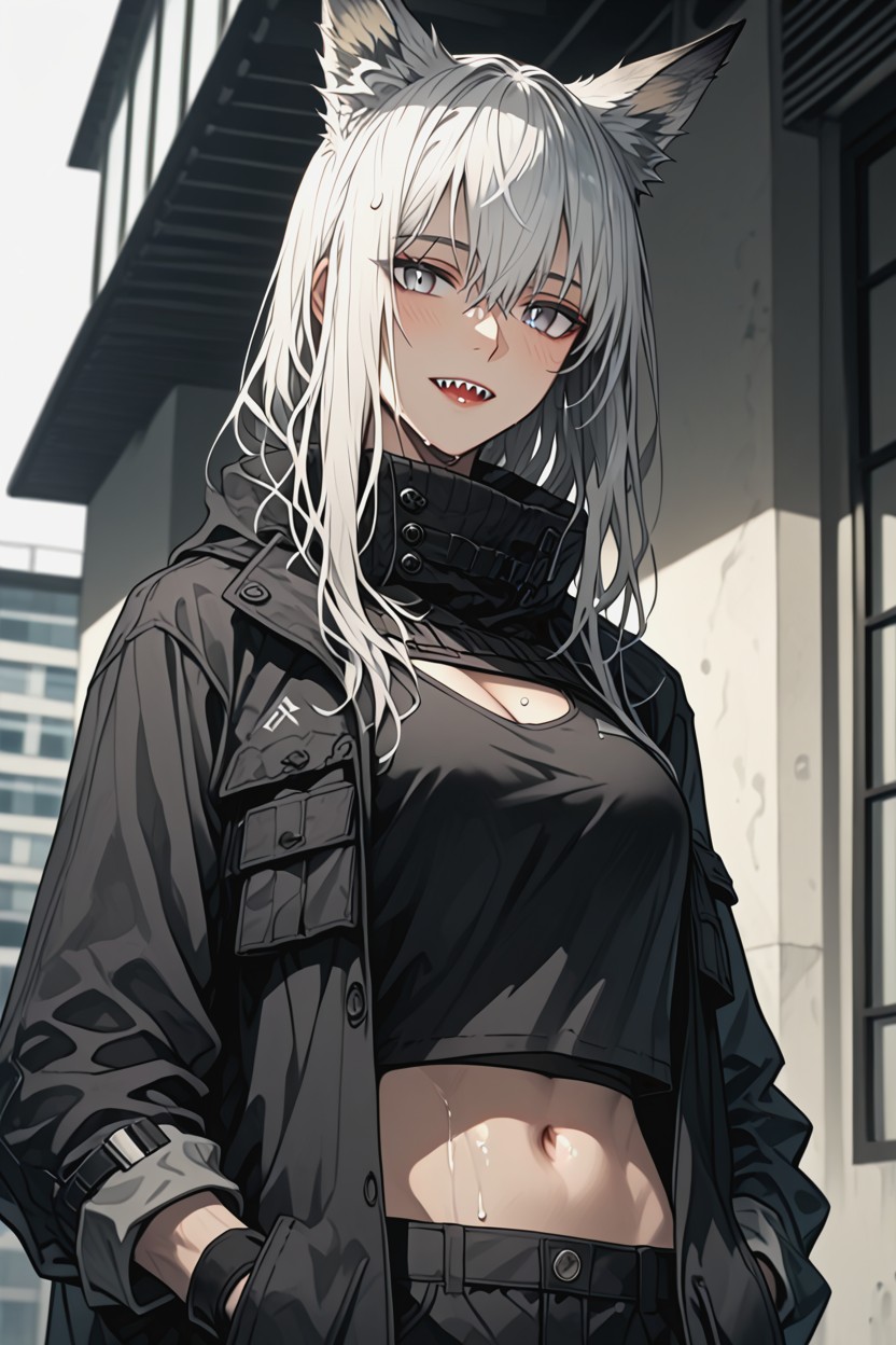 Soft Morning Light, Midriff, Fresh Air After Rain Hentai AI Porn