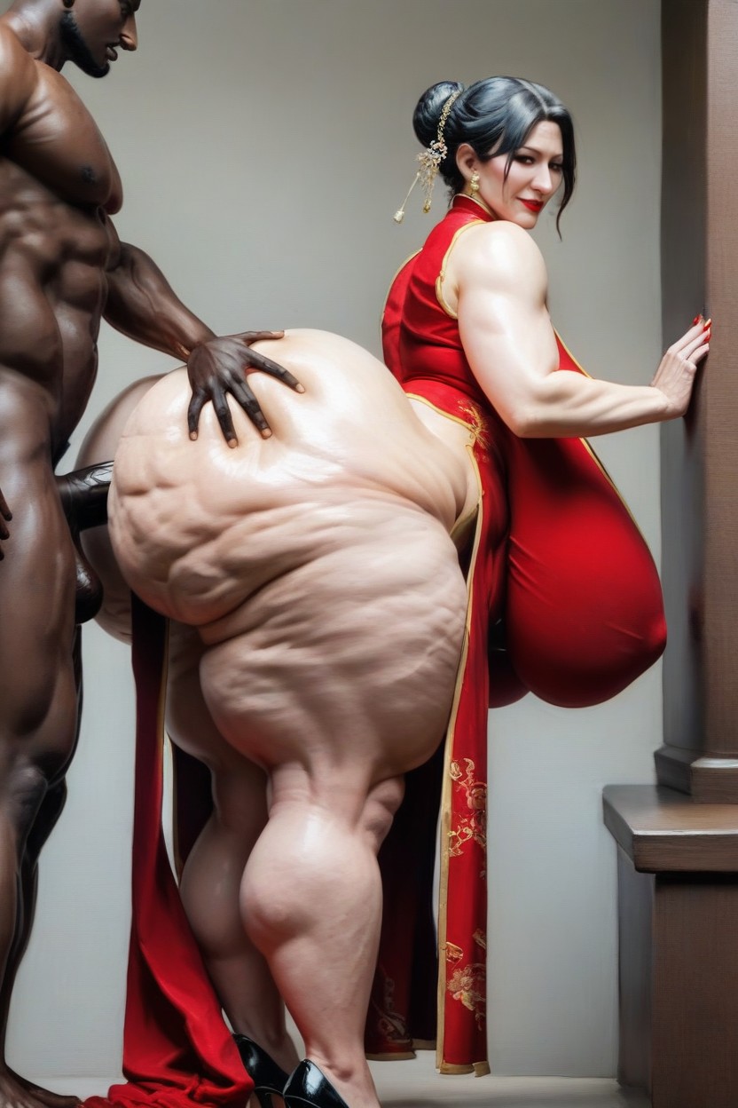 漢服, Form Fitting Clothing, 側視圖 AI黃片