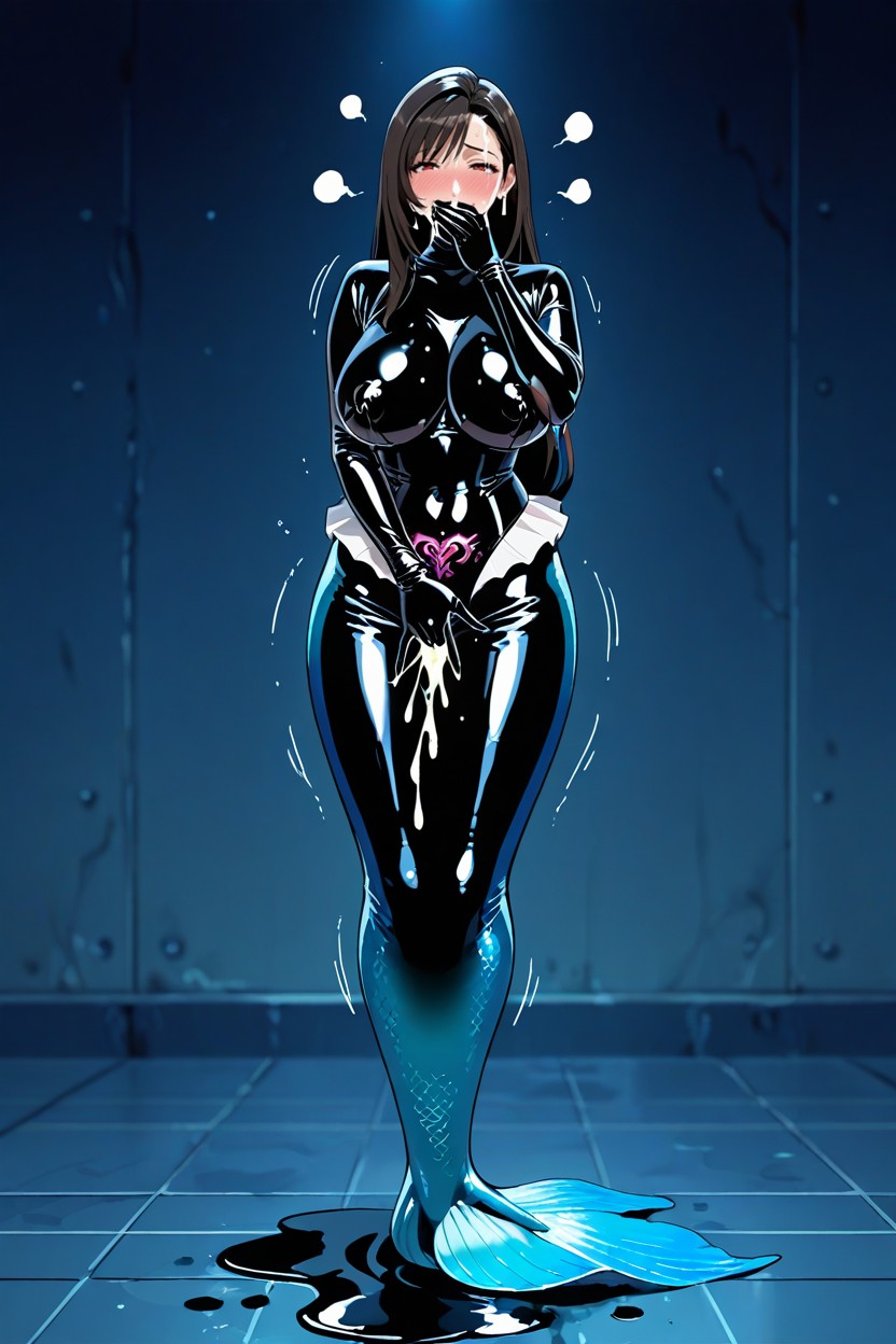 Detailed, Wet Floor Full Of Cum, Full Body Hentai AI Porn