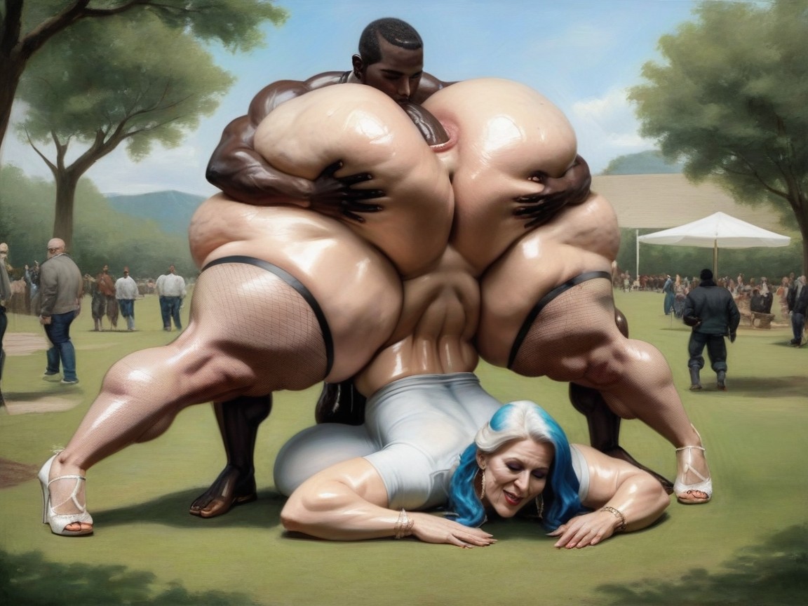 Hand On Butt, 公園, Must Have Anal Sex AIポルノ
