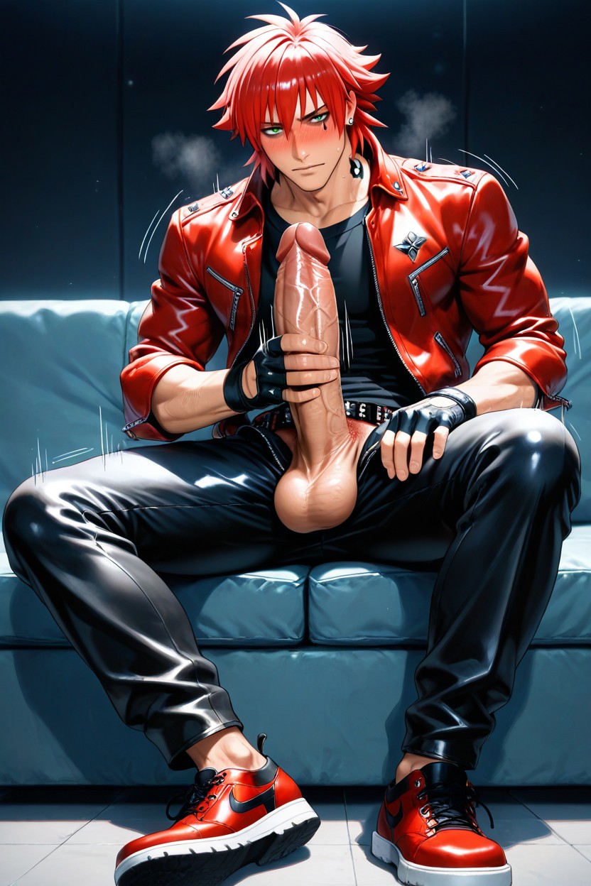 Posing, Green Eyes, Big Pecs AI同性恋黄片