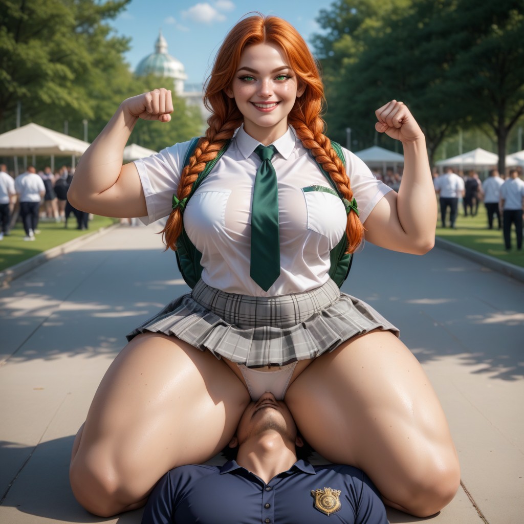 Many People Around, Facesitting, Flexing AI Porn