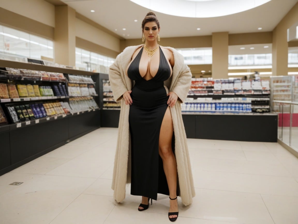 The Woman Is Standing, Bending Over, Straight AI Porn