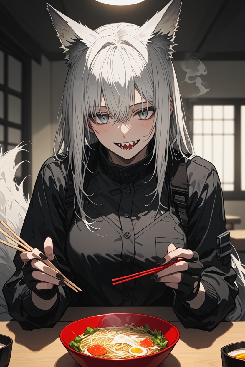 Vertical Pupils, Clean Composition, Tail Hentai AI Porn