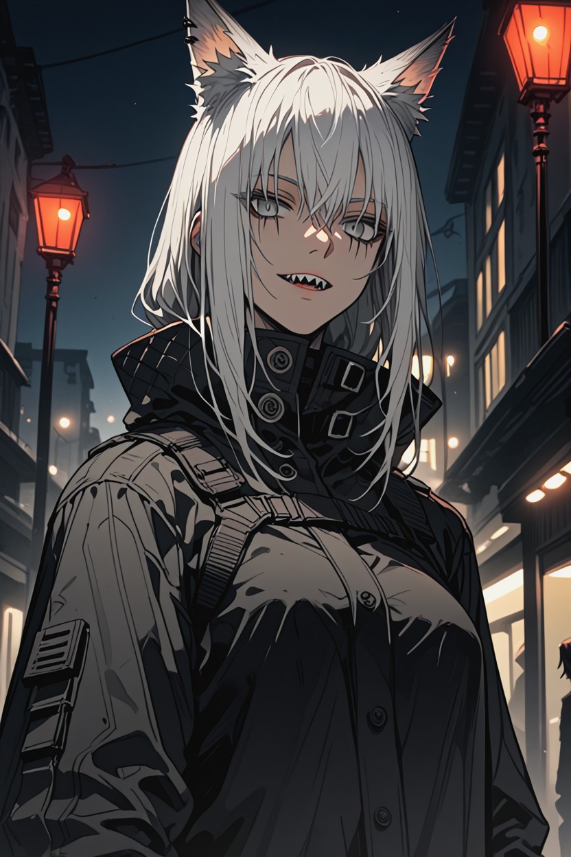 Lappland_arknights, High Detail, Hair Between Eyes Hentai AI Porn