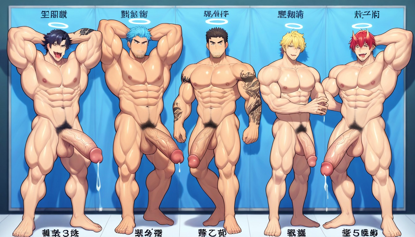 超大肌肉, Men, Masculine AI同性恋黄片