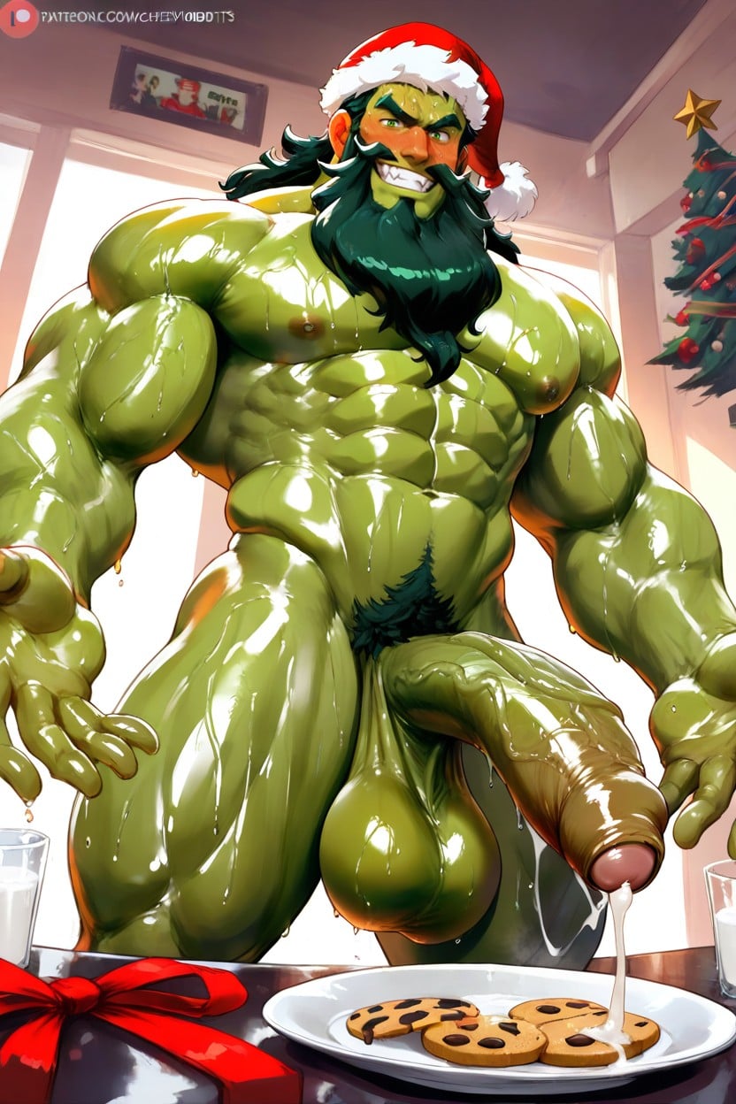 Muscular, Puddle Of Cum Everywhere, Forbidden Vibe AI Gay Porn
