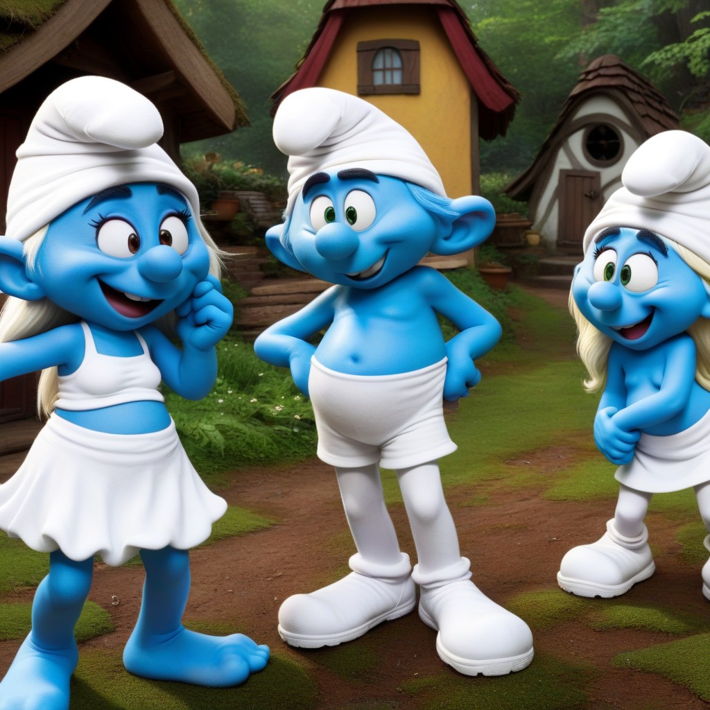 Screenshot From The Smurfs Anime, Screenshot From The Smurfs Anime, Screenshot From The Smurfs Anime AI Porn