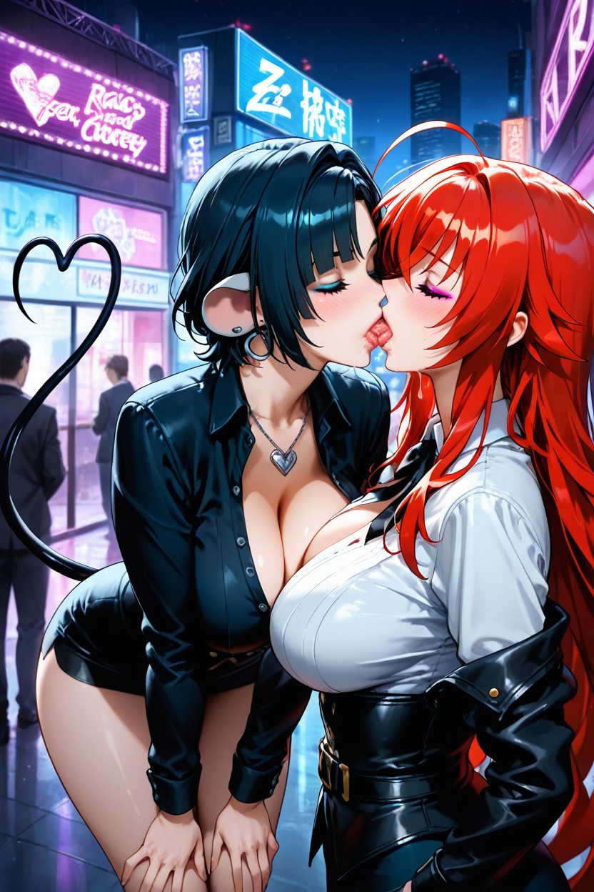Blue Eye, One Hande On Face, Stand Hentai AI Porn