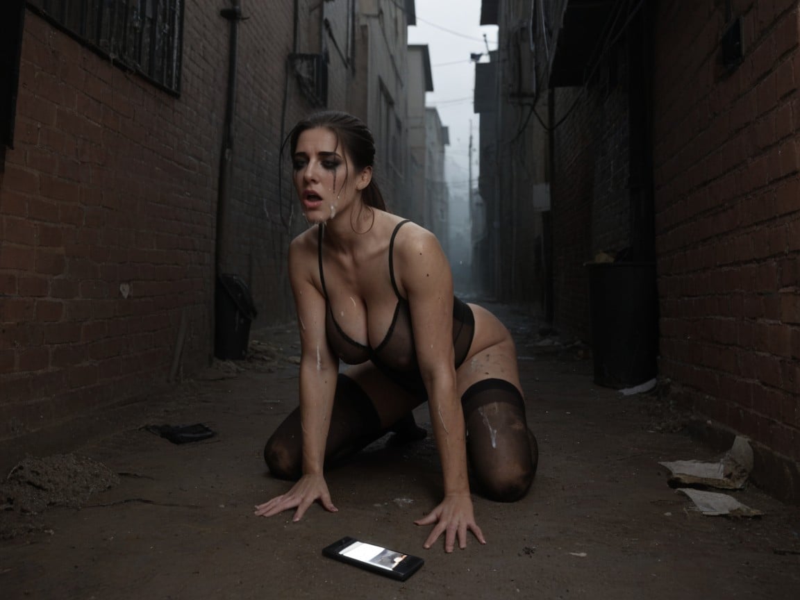 Dark Makeup, Foggy, Straight AI Porn