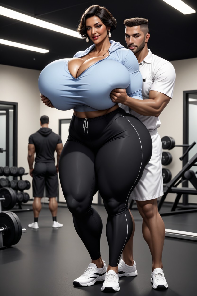 Man Happy, Thicc, Thick Thighs AI Porn
