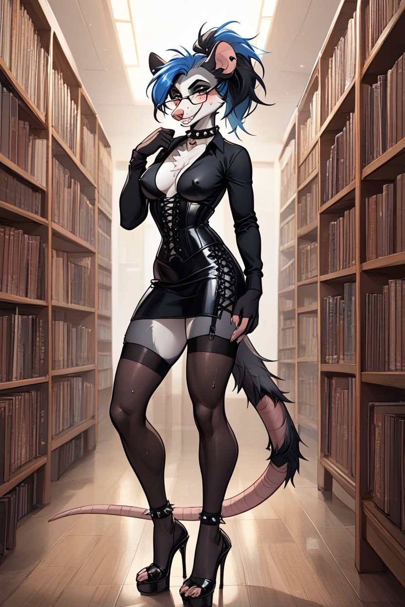 Black Hair, 18+, Medium Ass Furry AI Porn