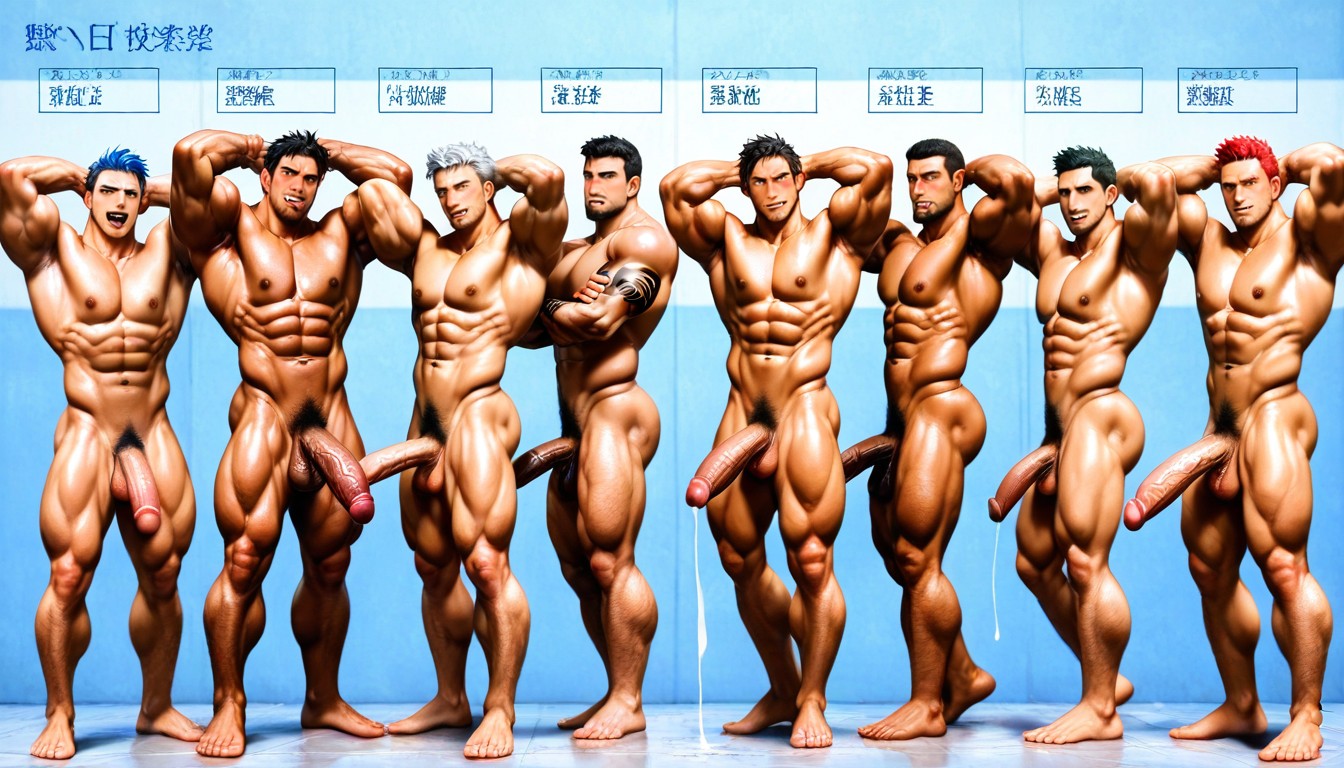 Character Charts, Oni, Scandinavian Pornografia gay com IA