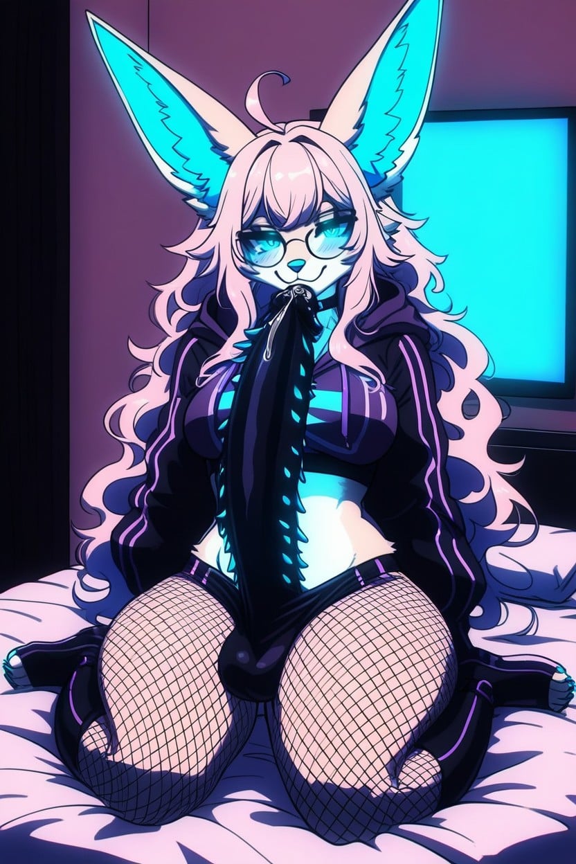 Kajirukitsune, Furry, Fishnets Furry AI Porn