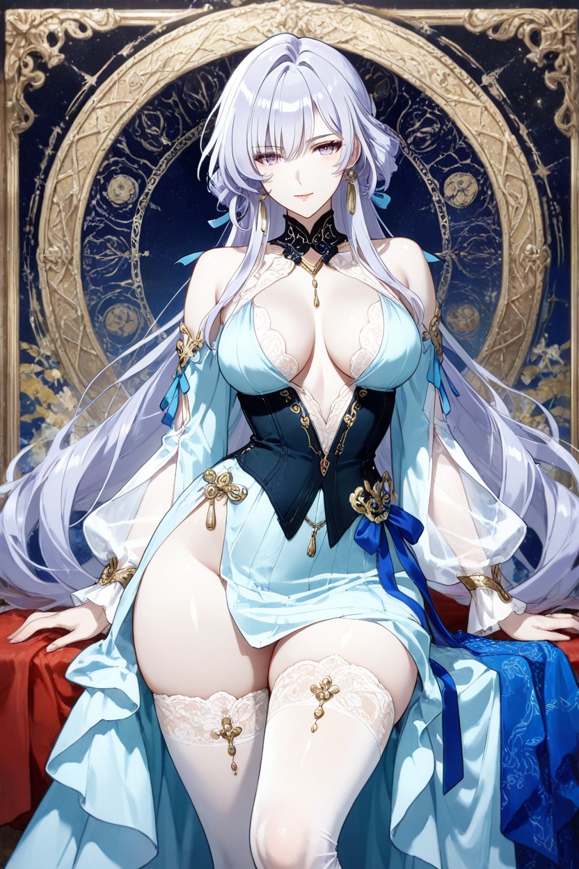 Anime Woman, Cantarella From Wuthering Waves, Medium Breasts Hentai AI Porn