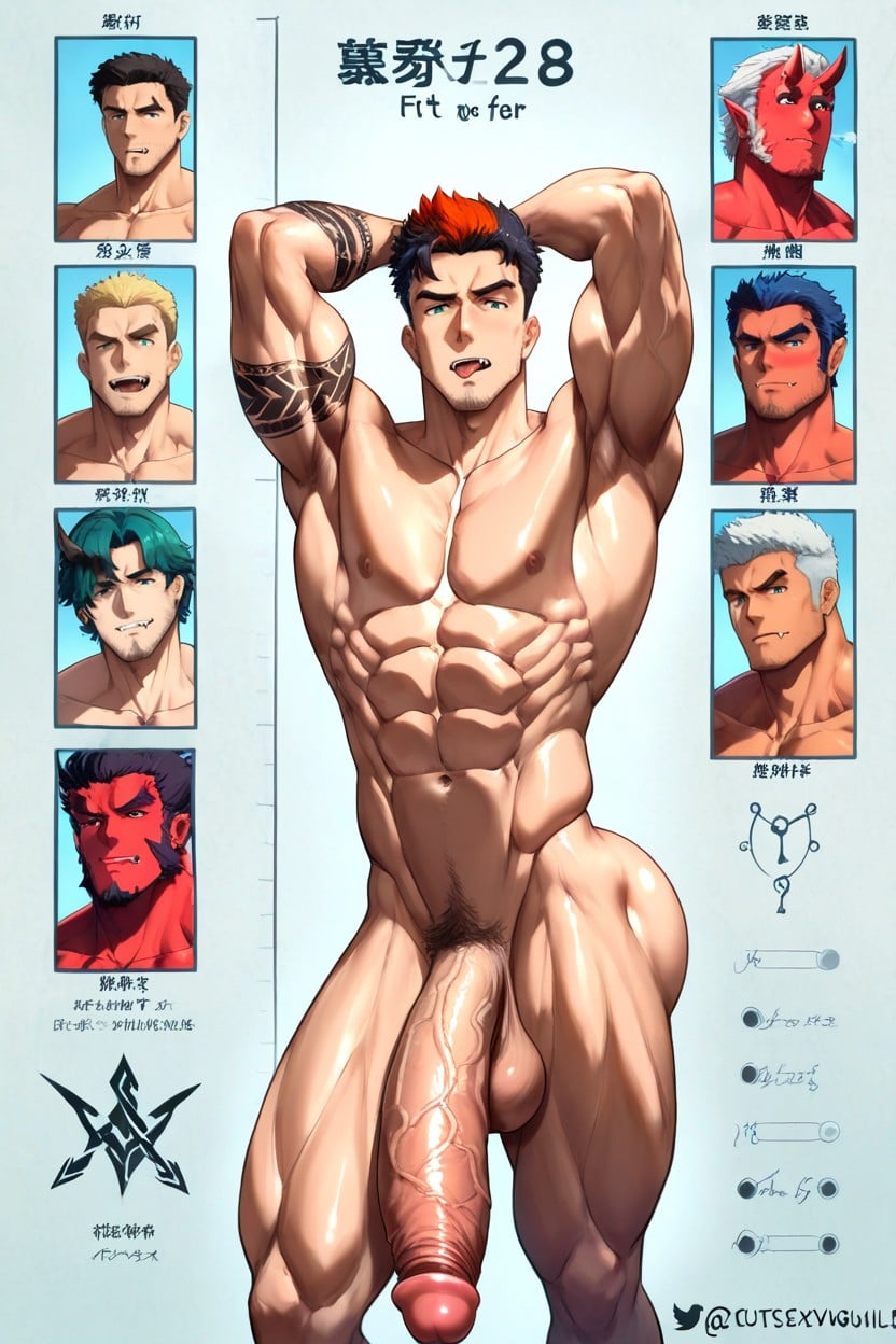 Male Only, 赤裸裸, High Definition AI同性戀黃片