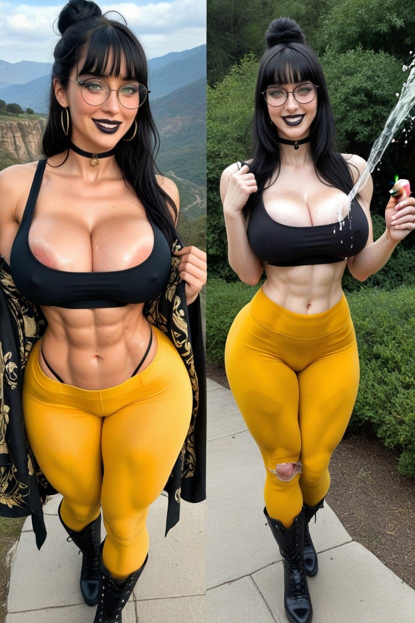 2 Personas, Bailarina Del Vientre, Woman Worshipping Penis Porno IA