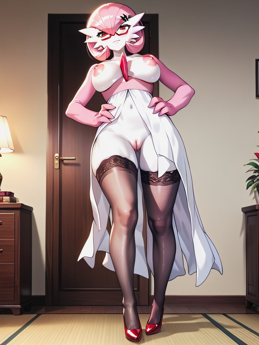 Detailed Nipples, Large, One Person Furry AI Porn