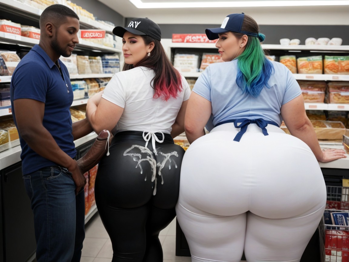 Thick This, Extreme Waist, Mature Looking Back AI Porn