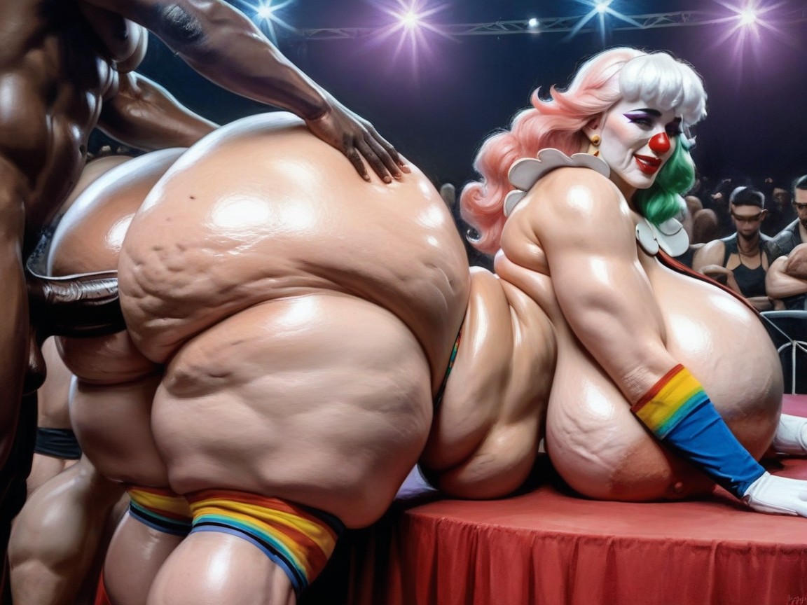 Hands On Ass, Clown, Must Have Anal Sex AI Porn