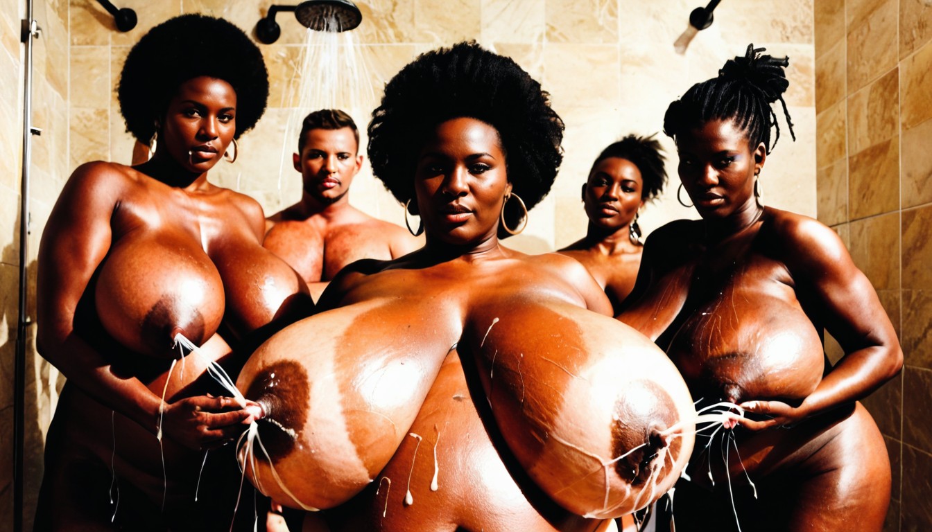 Grey Eyes, Harem, African AI Porn