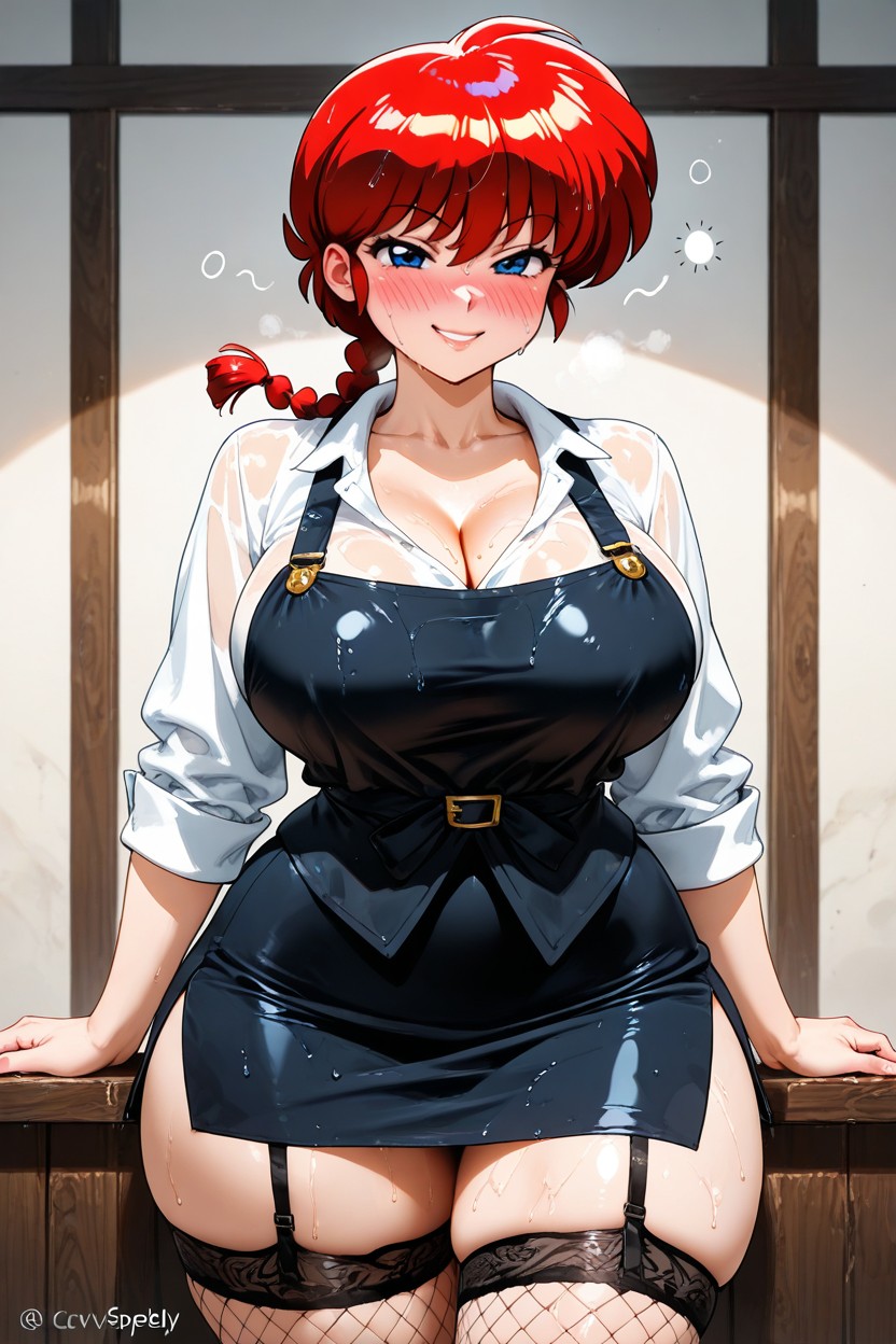 Seductive, Looking At Viewer, Tomboy Hentai IA