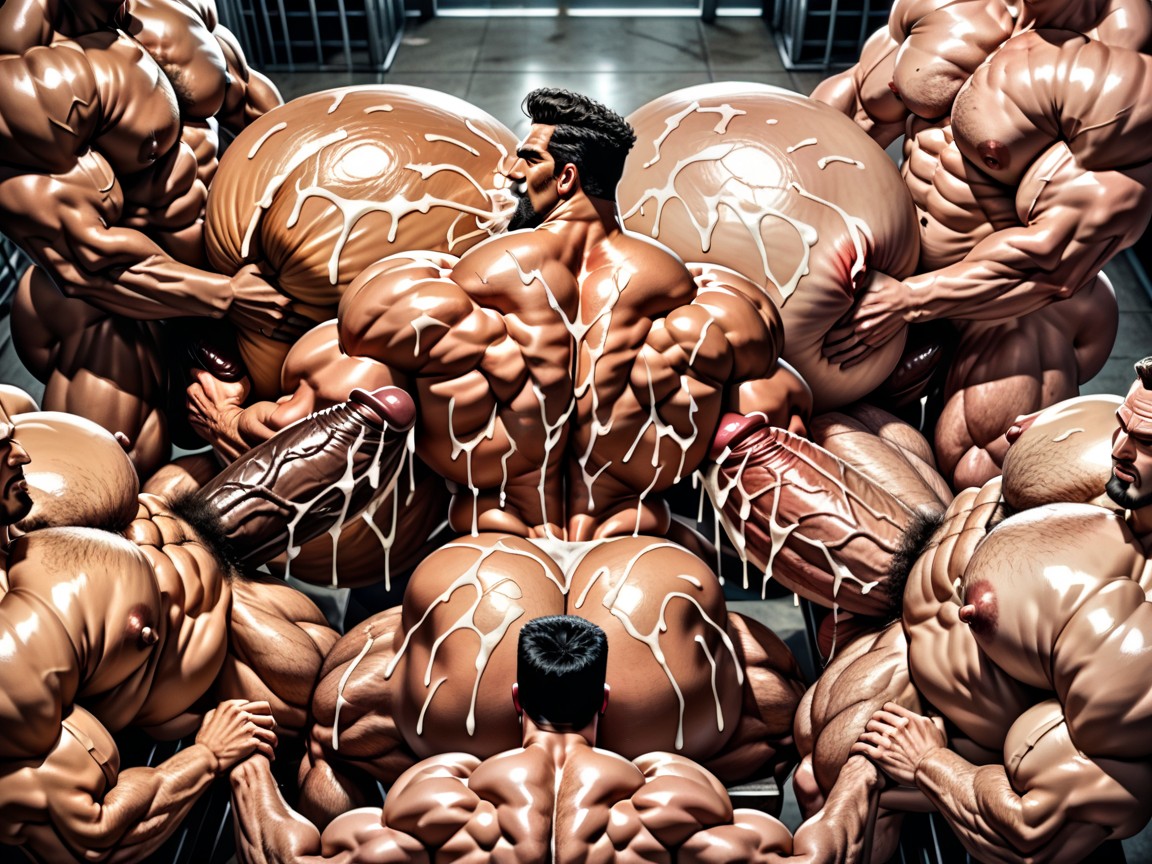 Standing, Cum Everywhere On Bodies, All Anal Sex AI Gay Porn