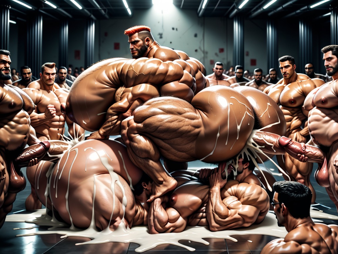 Thick, Sweaty, Hyper Breasts AI Gay Porn
