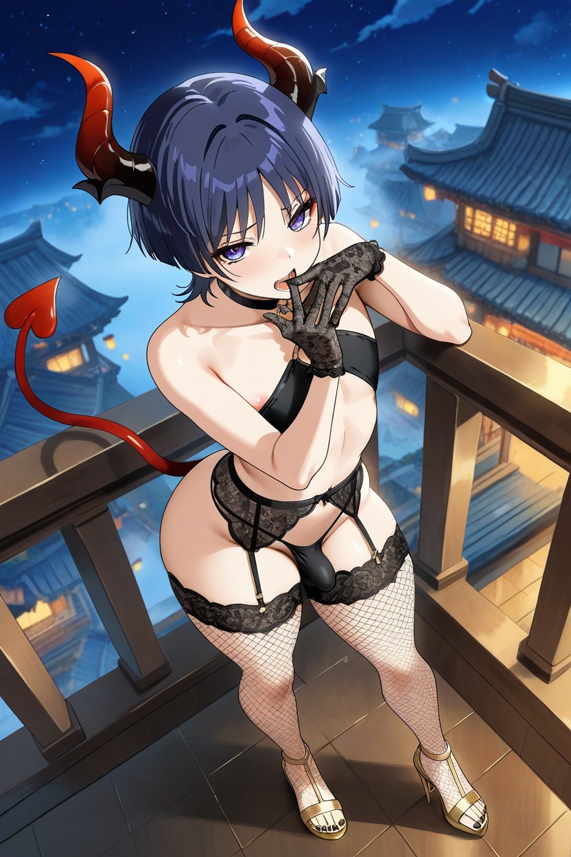 Provocative Pose, Open Mouth, Sexy Pose AI Gay Porn