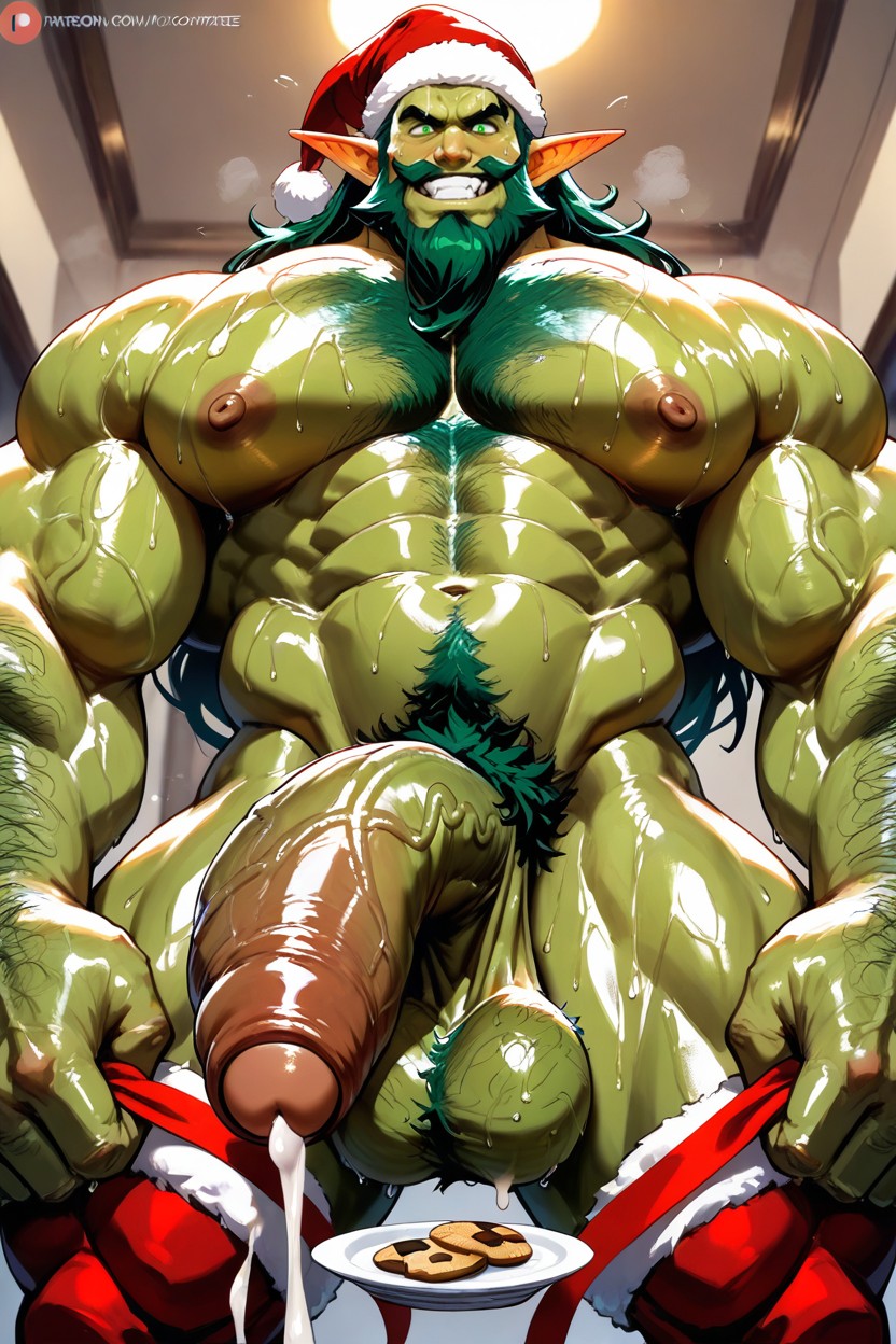 Oiled Skin, Hdr, Excited AI Gay Porn