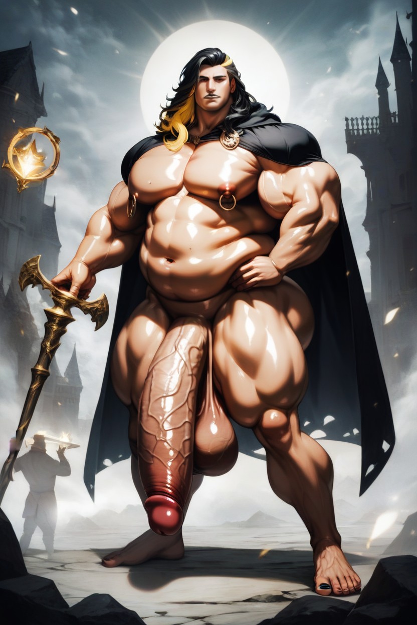 Hyper Long Gigantic Cock, Dungeon, Ambush AI Gay Porn
