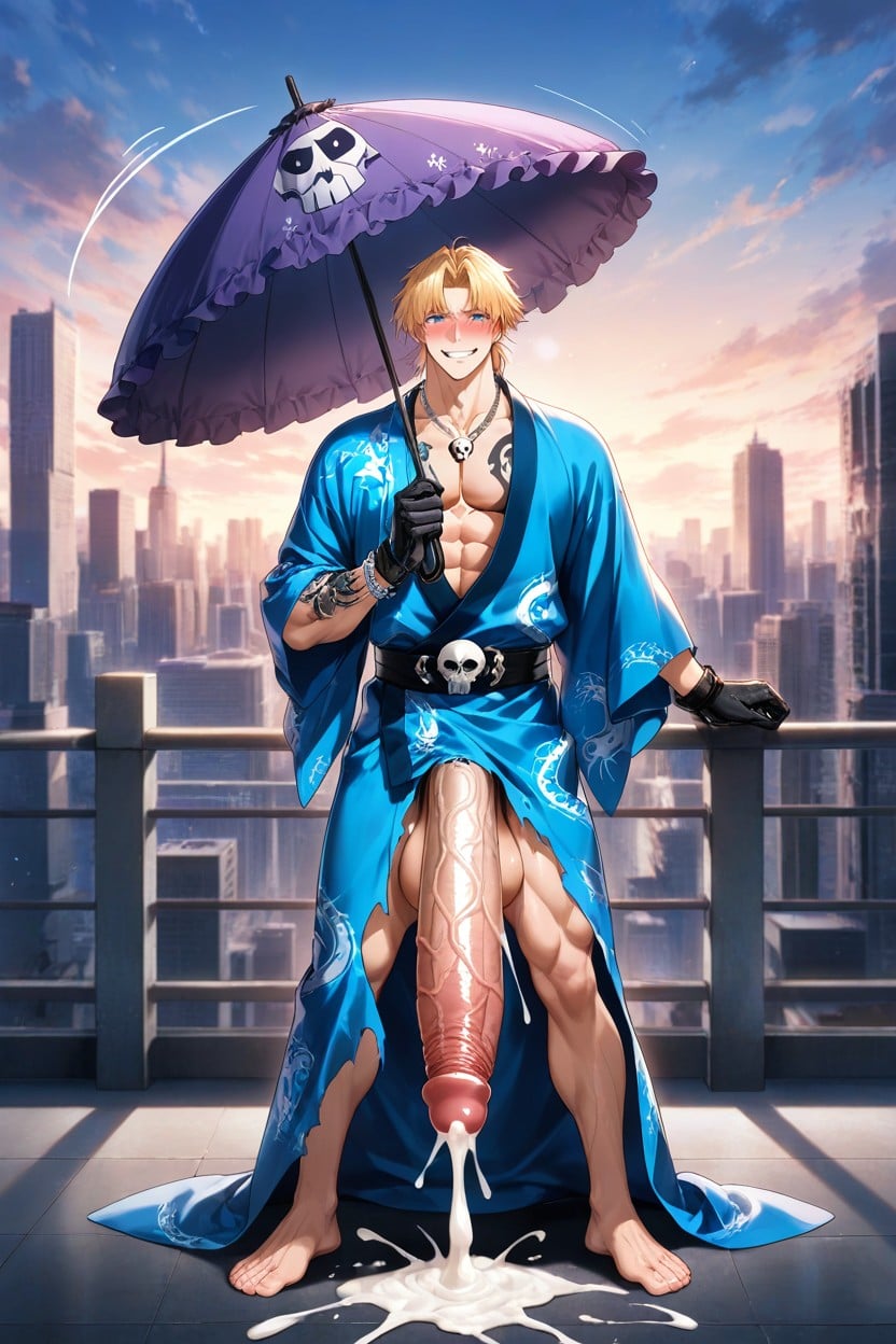 Full Body, Shanghai, Skull Necklace AI Gay Porn