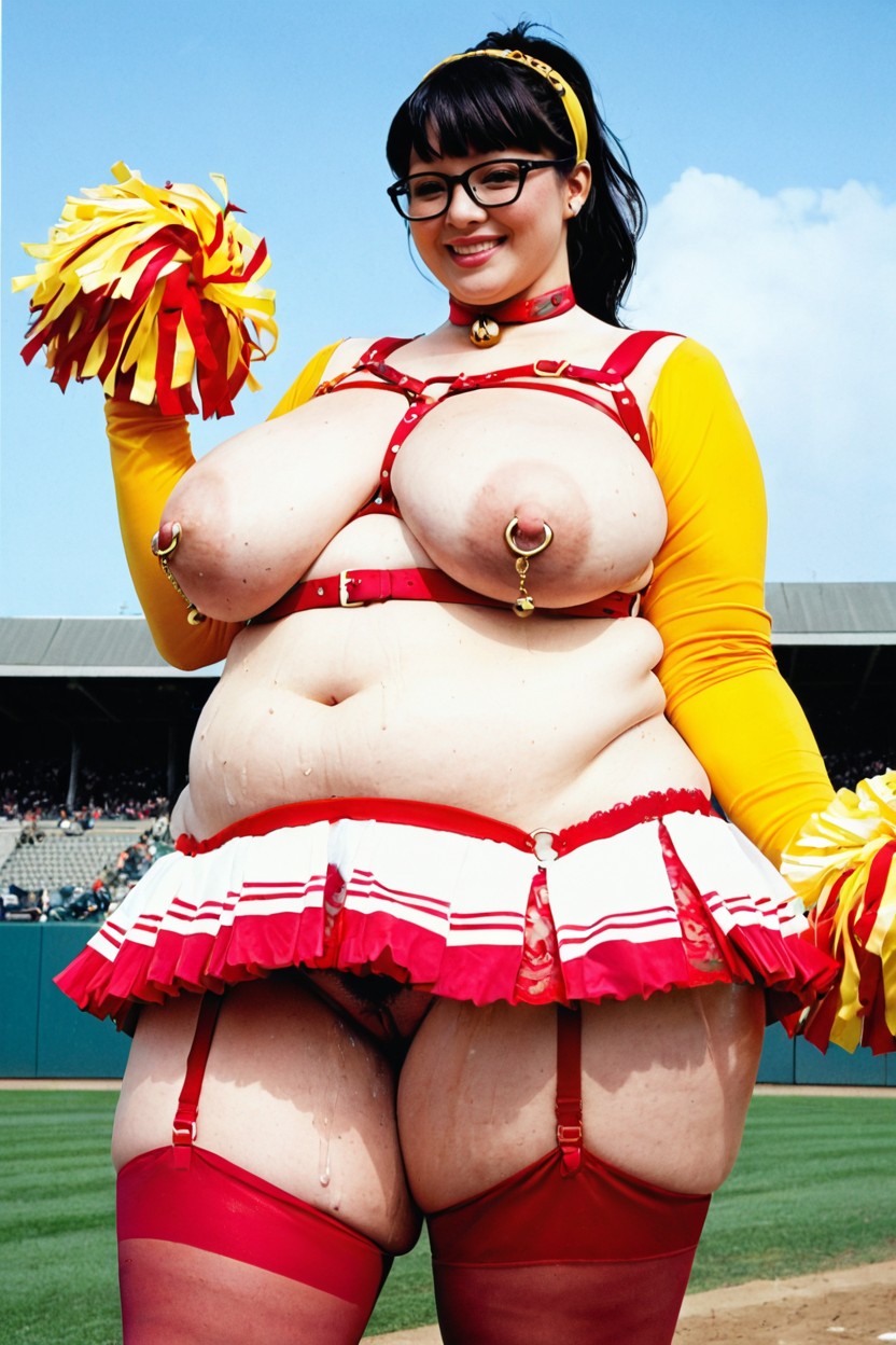 Pudgy, Hyper Gigantic Perky Breasts, Vista Lateral Porno BBW IA