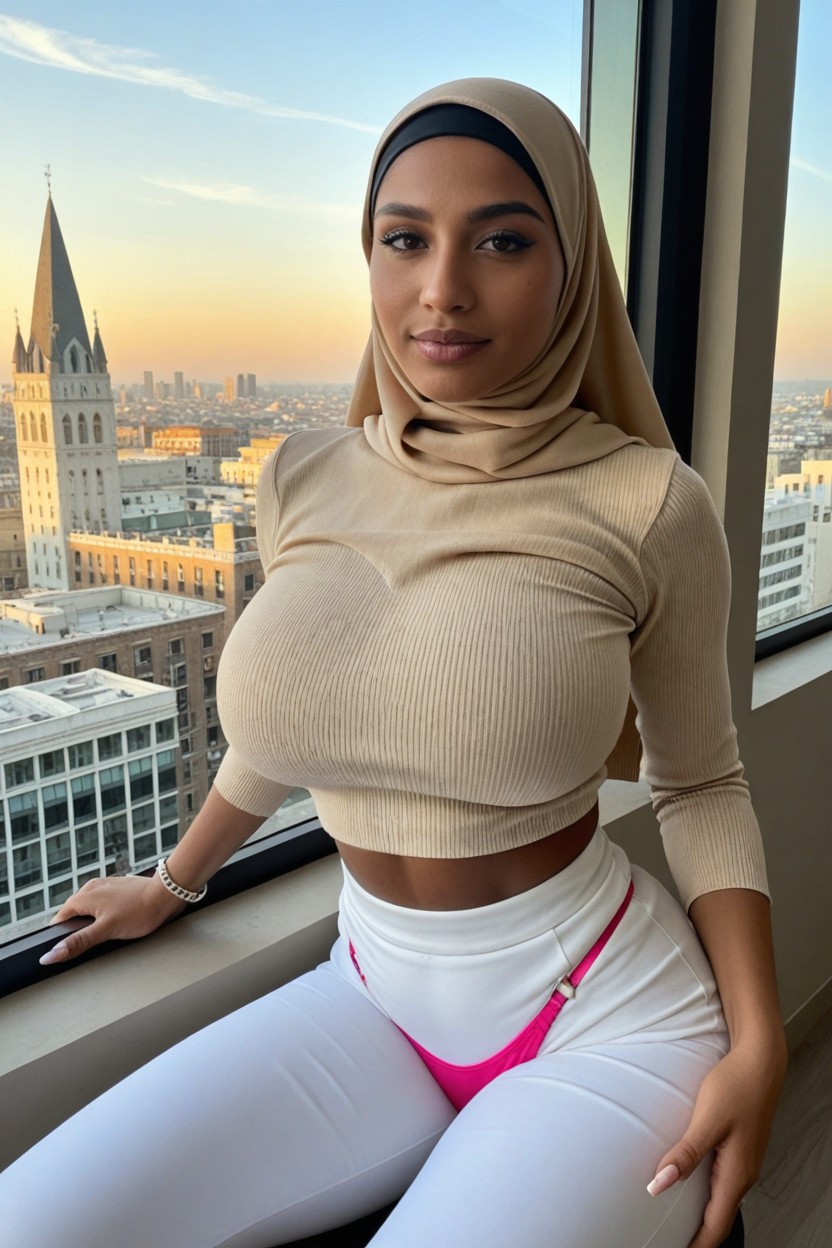 Skin Tight Clothes, Cosplay, Exaggerated Hip Shelf AI Porn