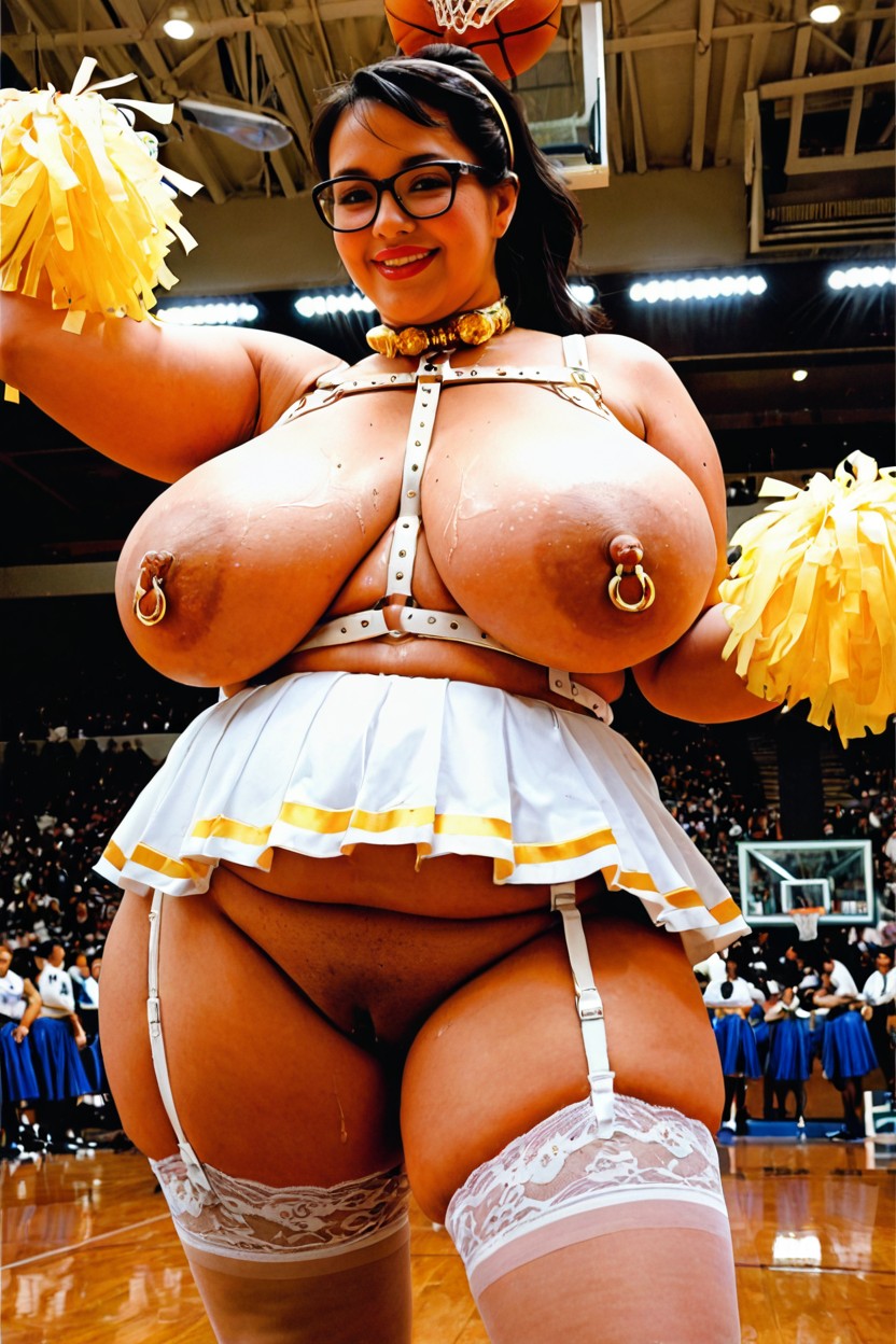 Areolae, Extremely Large Ass, Long Glove BBW AI Porn