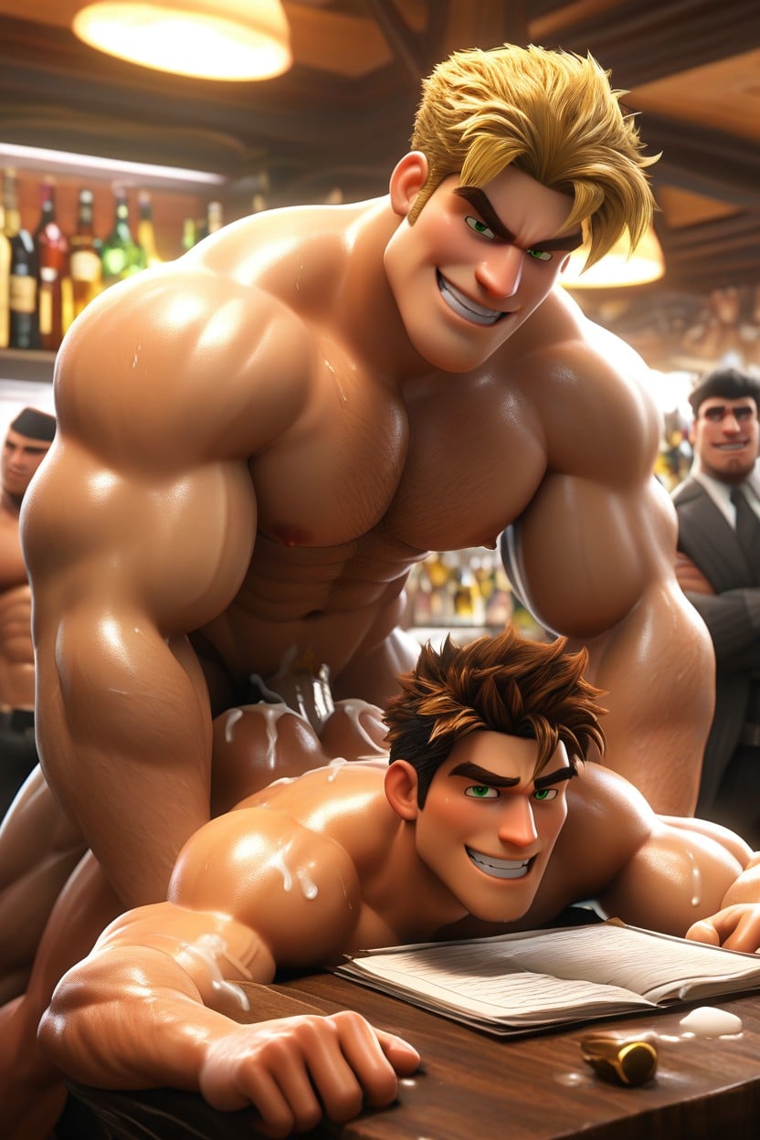 Show Penetration, Males, People Looking AI Gay Porn