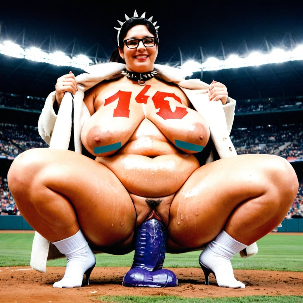 Enormous Gigantic Wide Hips, Shy Smile, Barefoot Porno BBW IA